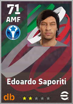 Edoardo Saporiti — AMF, OVR 71, MAX 71