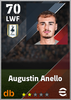Augustin Anello — LWF, OVR 70, MAX 70