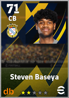 Steven Baseya — CB, OVR 71, MAX 71