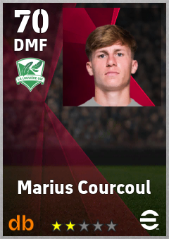 Marius Courcoul — DMF, OVR 70, MAX 70