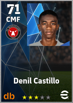 Denil Castillo — CMF, OVR 71, MAX 71