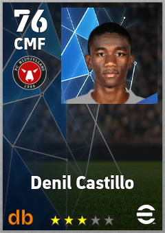 Denil Castillo — CMF, OVR 76, MAX 76
