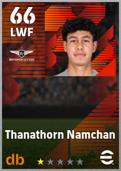 Thanathorn Namchan — LWF, OVR 66, MAX 66