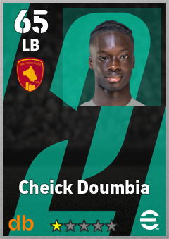 Cheick Doumbia — LB, OVR 65, MAX 65