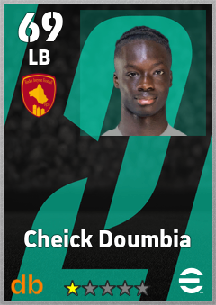 Cheick Doumbia — LB, OVR 69, MAX 69
