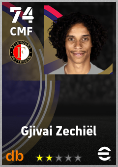 Gjivai Zechiël — CMF, OVR 74, MAX 74