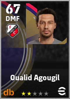 Oualid Agougil — DMF, OVR 67, MAX 67