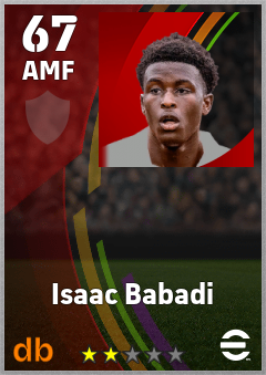 Isaac Babadi eFootball player card