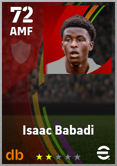 Isaac Babadi eFootball player card
