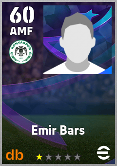 Emir Bars — AMF, OVR 60, MAX 60