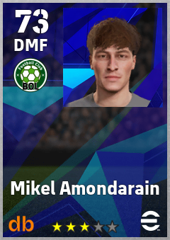 Mikel Amondarain eFootball player card
