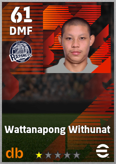 Wattanapong Withunat — DMF, OVR 61, MAX 61