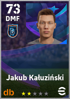 Jakub Kałuziński — DMF, OVR 73, MAX 73