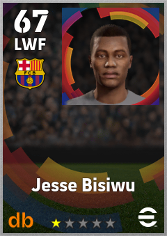 Jesse Bisiwu eFootball player card
