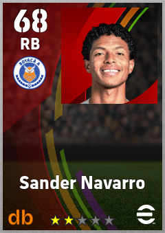 Sander Navarro — RB, OVR 68, MAX 68
