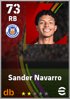 Sander Navarro — RB, OVR 73, MAX 73