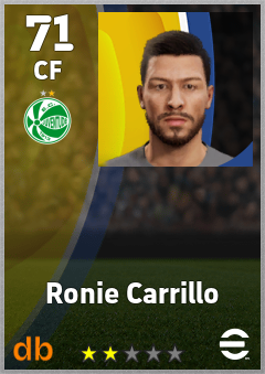 Ronie Carrillo — CF, OVR 71, MAX 71