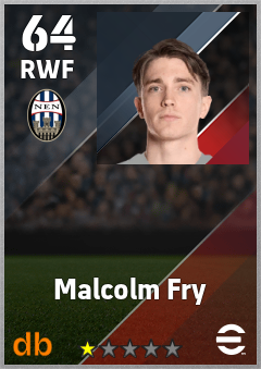 Malcolm Fry — RWF, OVR 64, MAX 64