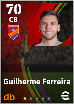 Guilherme Ferreira — CB, OVR 70, MAX 70