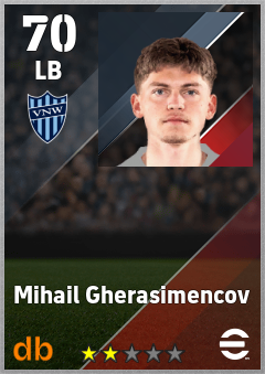 Mihail Gherasimencov — LB, OVR 70, MAX 70