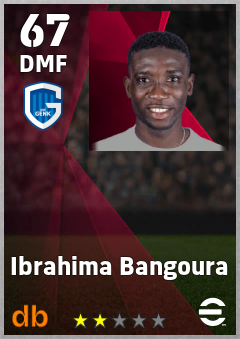 Ibrahima Bangoura — DMF, OVR 67, MAX 67