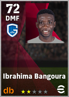Ibrahima Bangoura — DMF, OVR 72, MAX 72