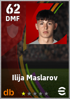 Ilija Maslarov eFootball player card