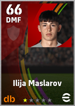 Ilija Maslarov — DMF, OVR 66, MAX 66