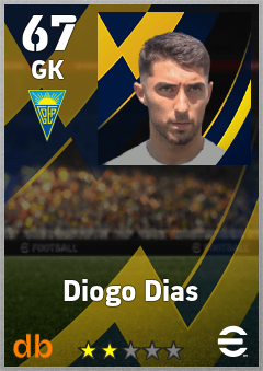 Diogo Dias — GK, OVR 67, MAX 67