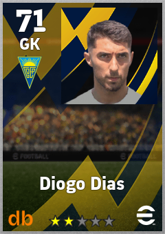 Diogo Dias — GK, OVR 71, MAX 71