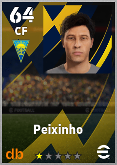 Peixinho — CF, OVR 64, MAX 64