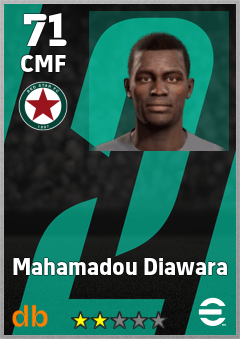 Mahamadou Diawara — CMF, OVR 71, MAX 71