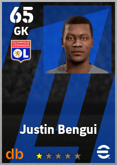Justin Bengui — GK, OVR 65, MAX 65