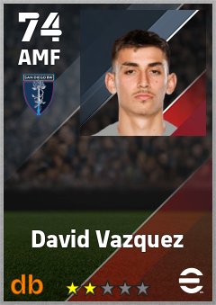 David Vazquez — AMF, OVR 74, MAX 74