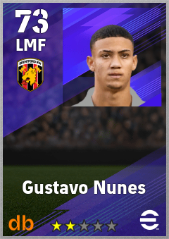 Gustavo Nunes — LMF, OVR 73, MAX 73