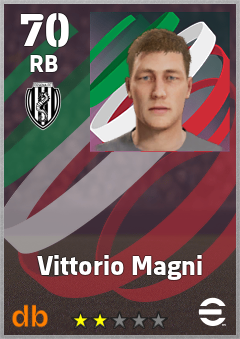 Vittorio Magni — RB, OVR 70, MAX 70