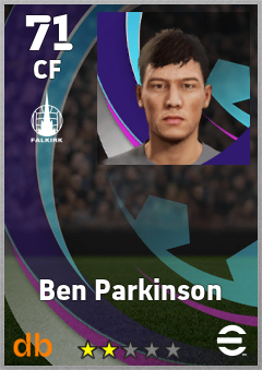 Ben Parkinson — CF, OVR 71, MAX 71