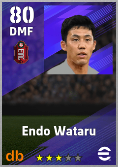 Endo Wataru eFootball player card