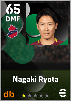 Nagaki Ryota — DMF, OVR 65, MAX 65