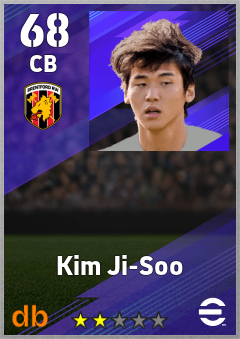 Kim Ji-Soo — CB, OVR 68, MAX 68