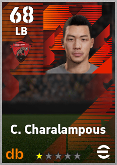 C. Charalampous — LB, OVR 68, MAX 68