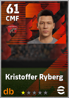 Kristoffer Ryberg — CMF, OVR 61, MAX 61