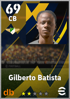 Gilberto Batista — CB, OVR 69, MAX 69