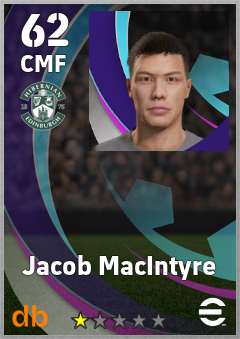 Jacob MacIntyre — CMF, OVR 62, MAX 62