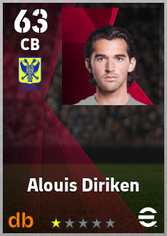 Alouis Diriken eFootball player card