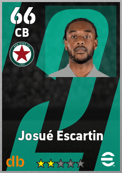 Josué Escartin — CB, OVR 66, MAX 66