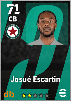 Josué Escartin — CB, OVR 71, MAX 71
