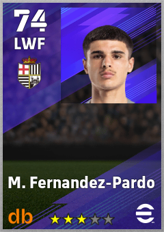 M. Fernandez-Pardo eFootball player card