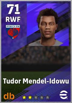 Tudor Mendel-Idowu — RWF, OVR 71, MAX 71