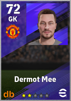 Dermot Mee — GK, OVR 72, MAX 72